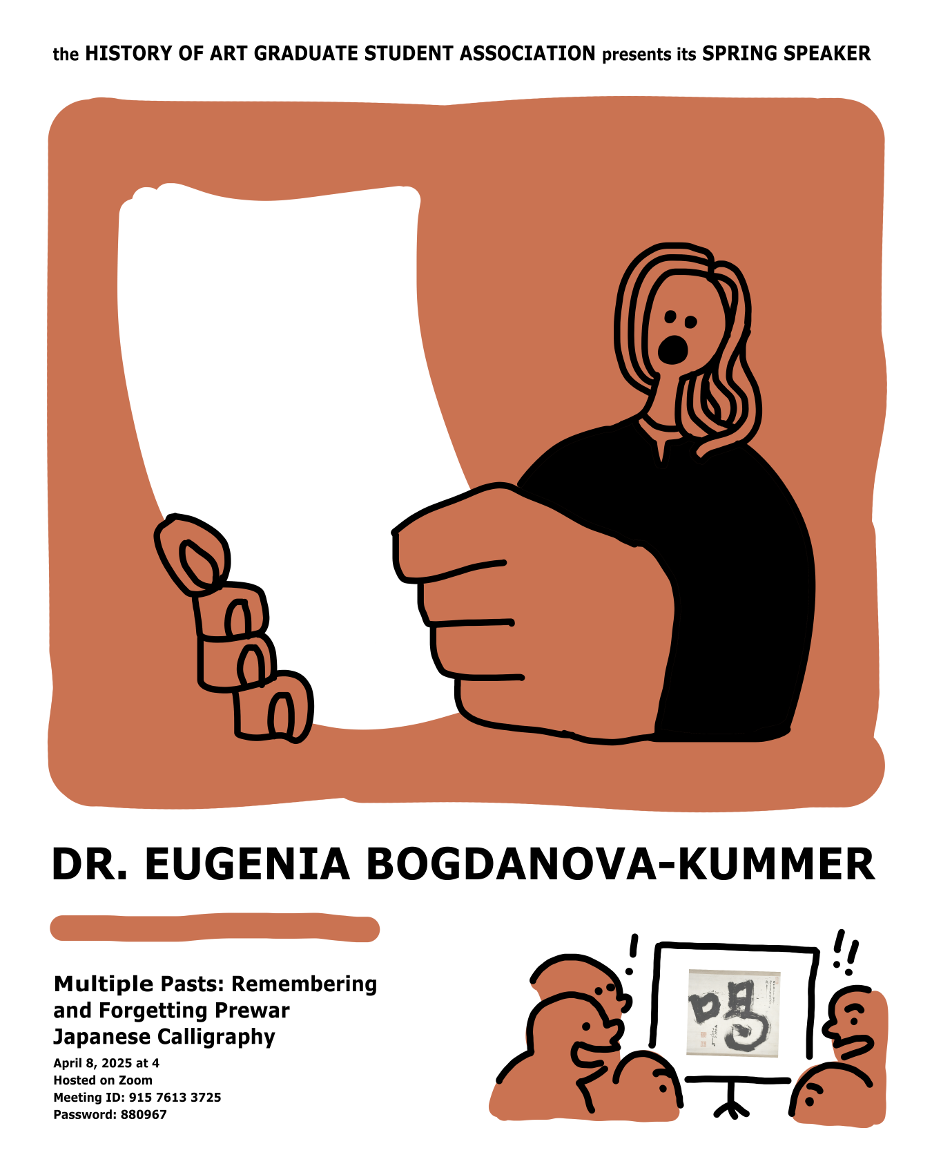 Bogdanova-Kummer zoom lecture flyer