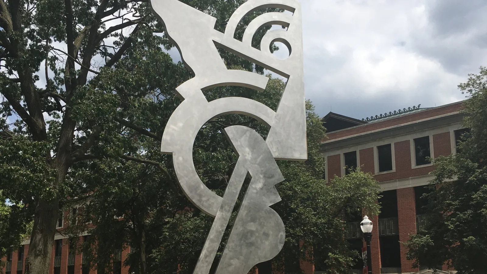 Modern Head sculpture