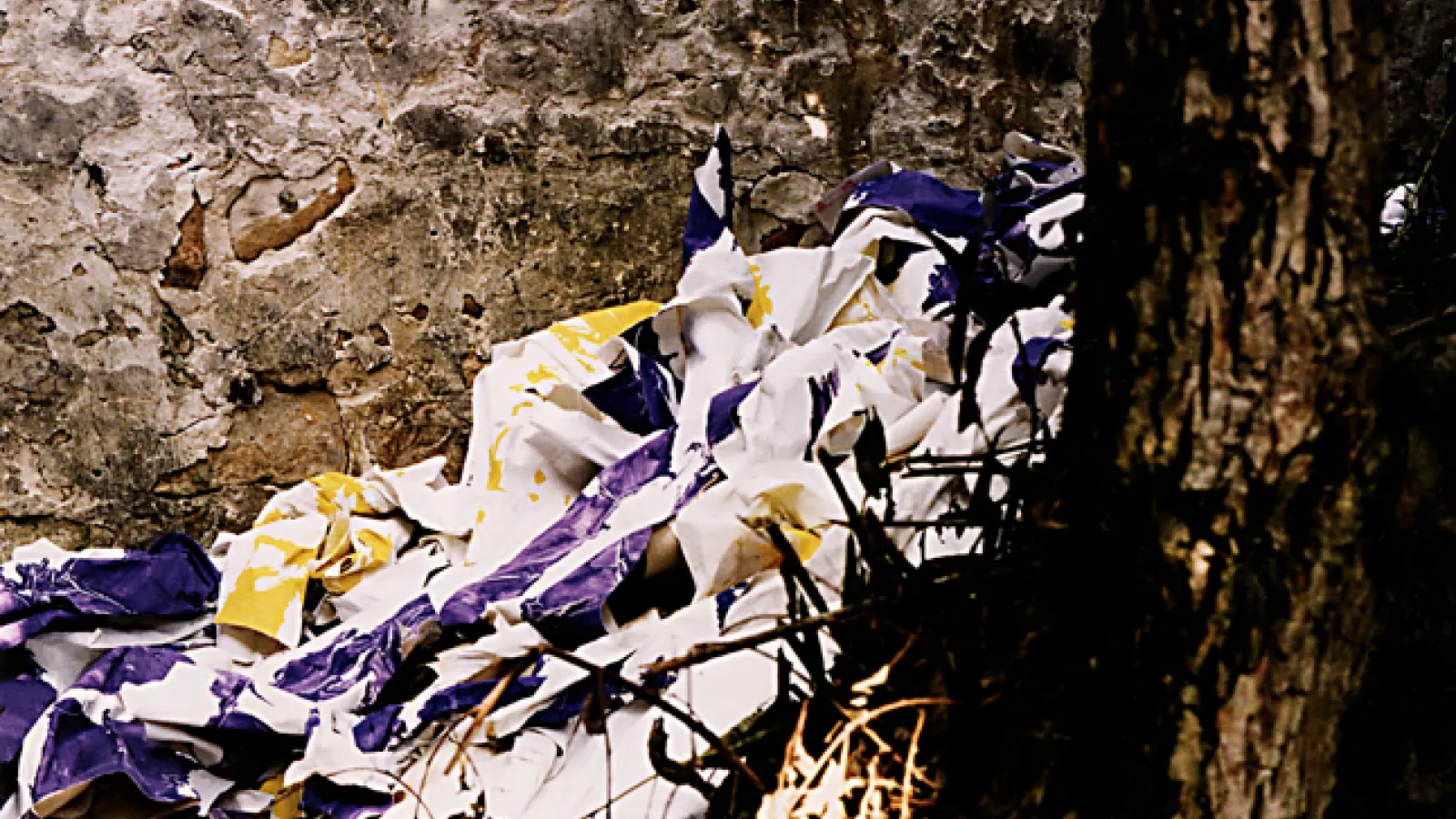 painting by Hantai abandoned