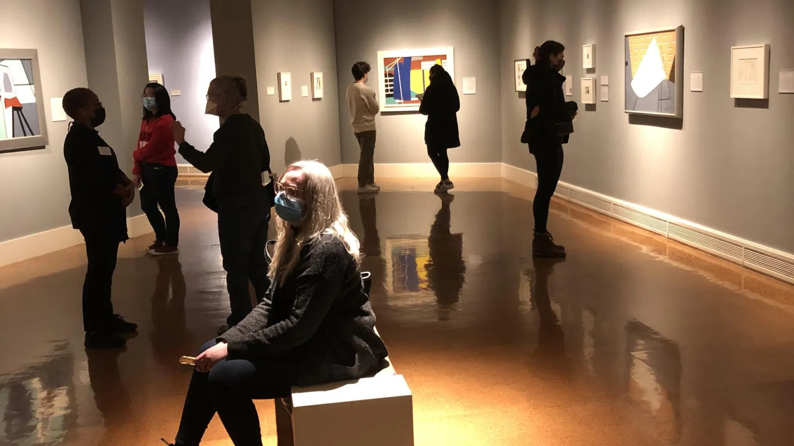Professors Florman and Patterson trip to Dayton Institute of Art