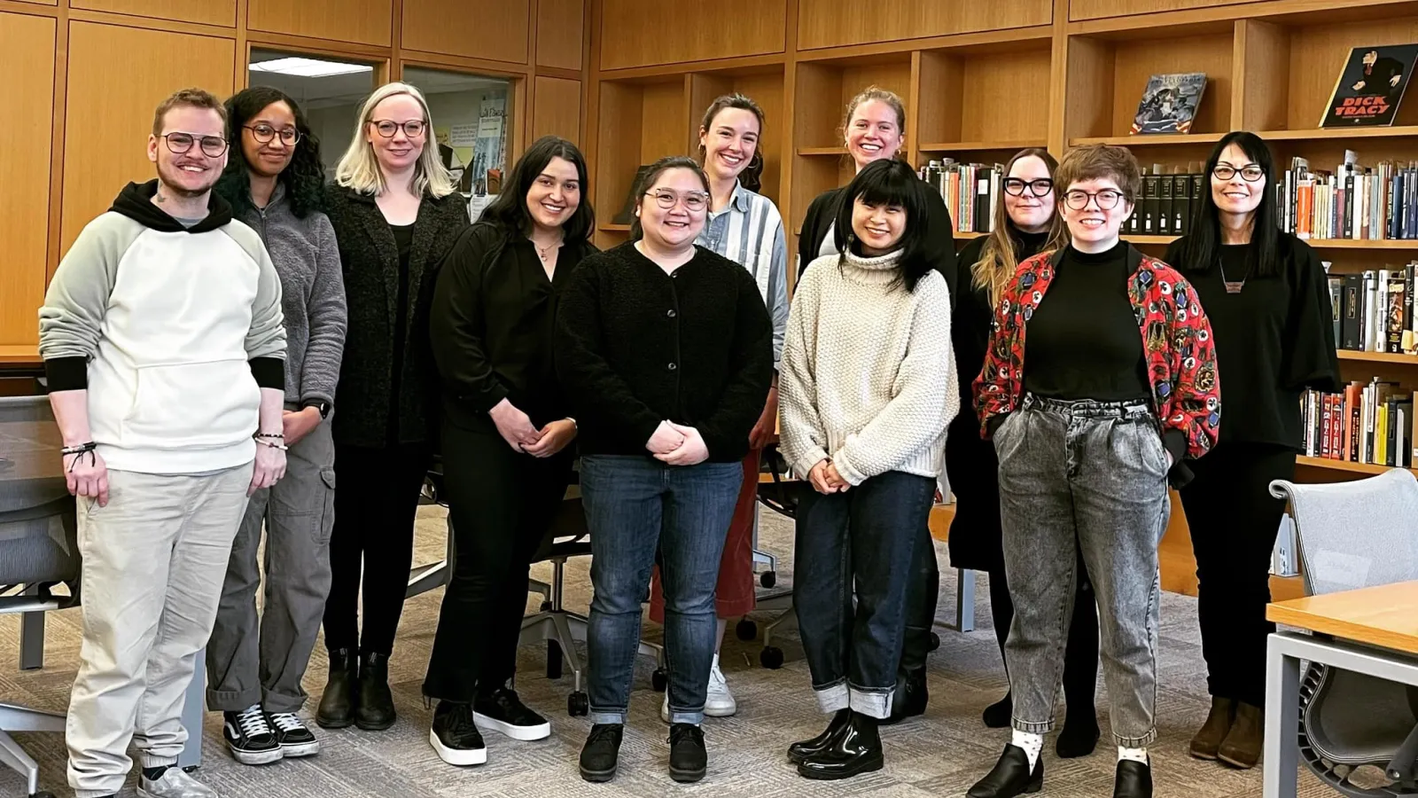 prof. kunimoto and her graduate students
