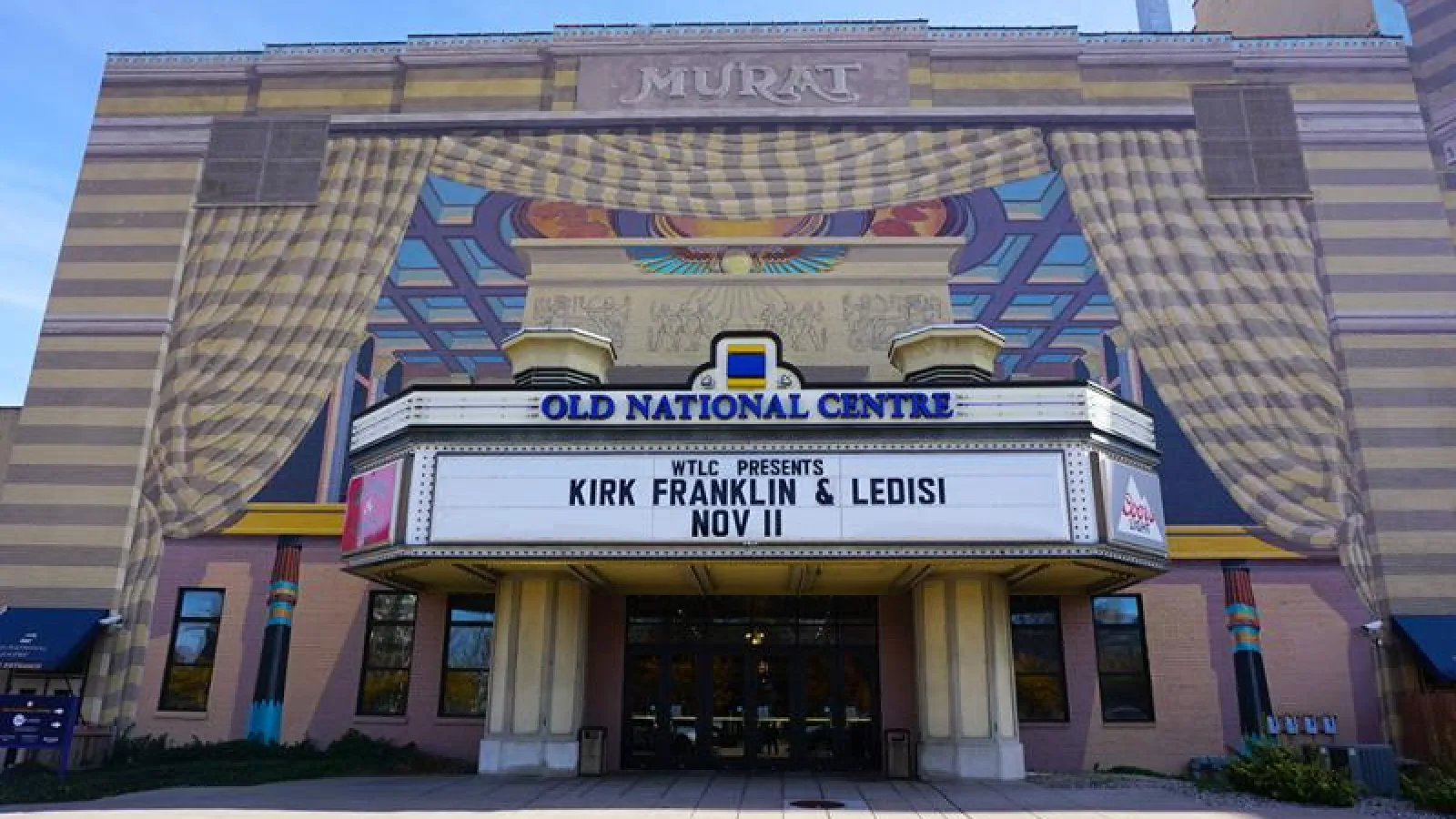 front of a theatre