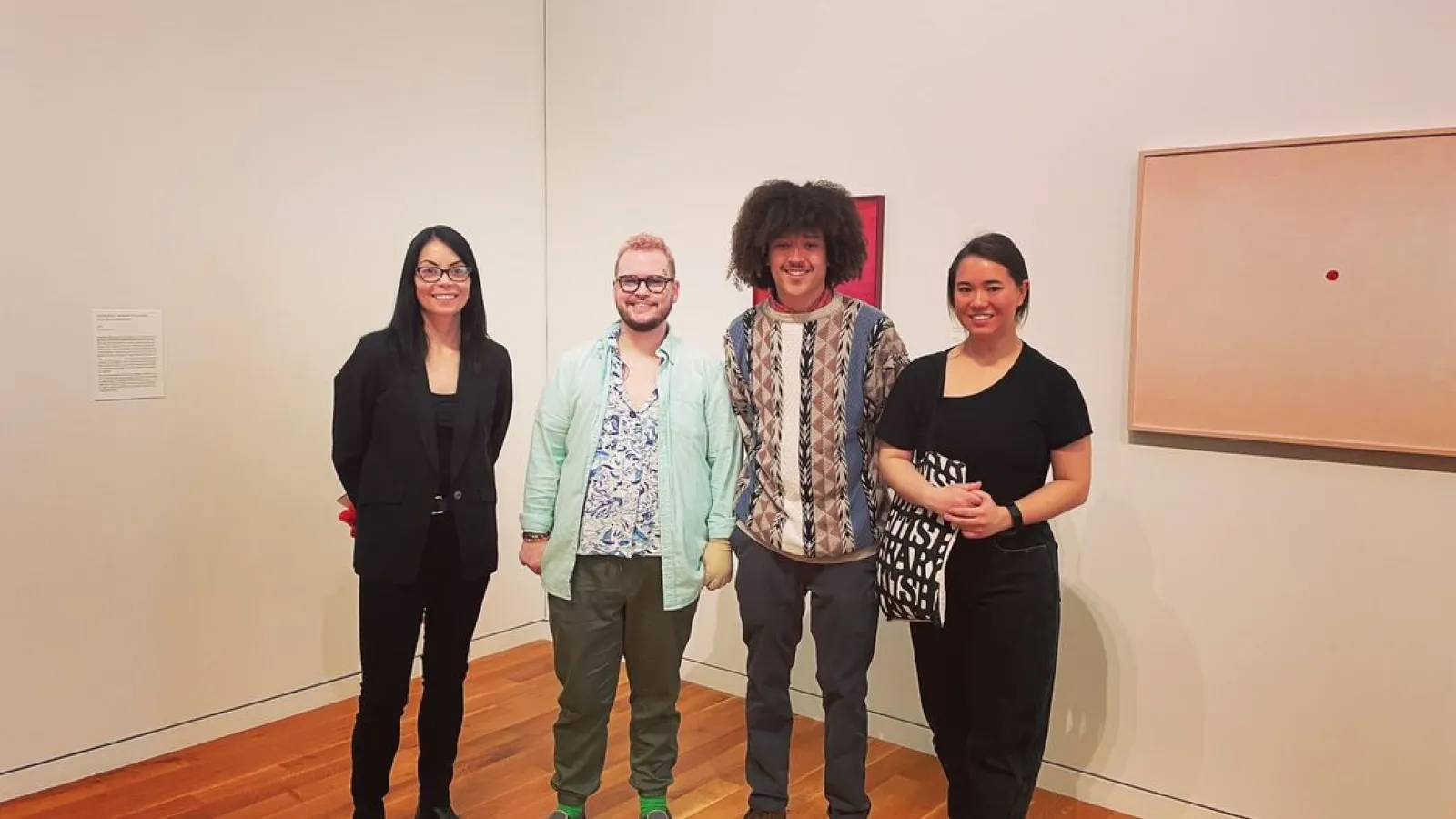 Professor Kunimoto and three of her students