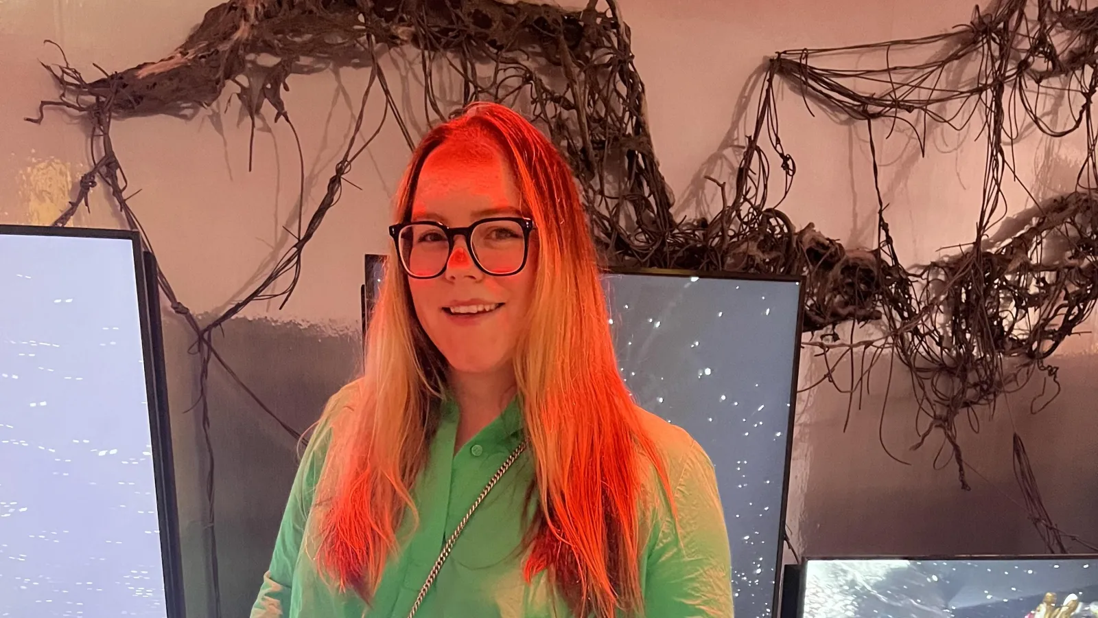 PhD student in History of Art April Riddle visiting Third World: The Bottom Dimension 