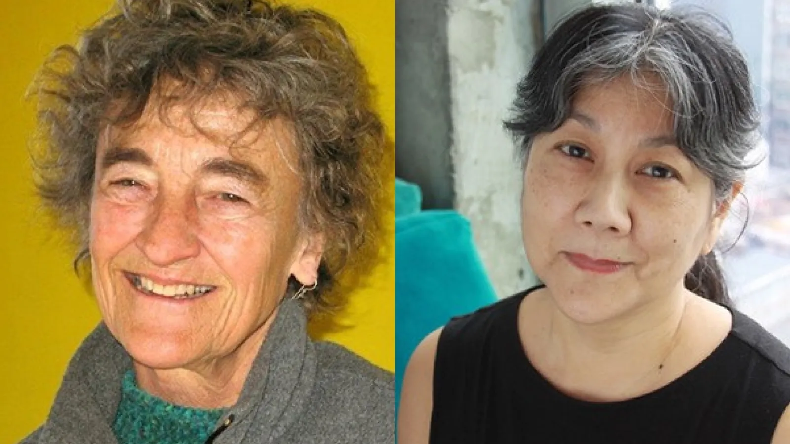 Lucy Lippard and Tomie Arai