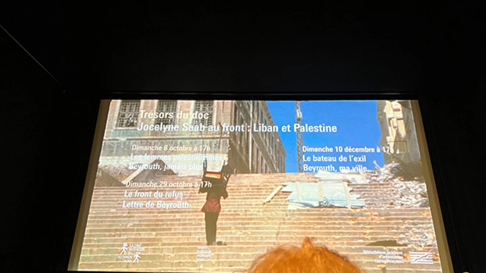  Jocelyne Saab film retrospective at the Centre Pompidou, Paris.