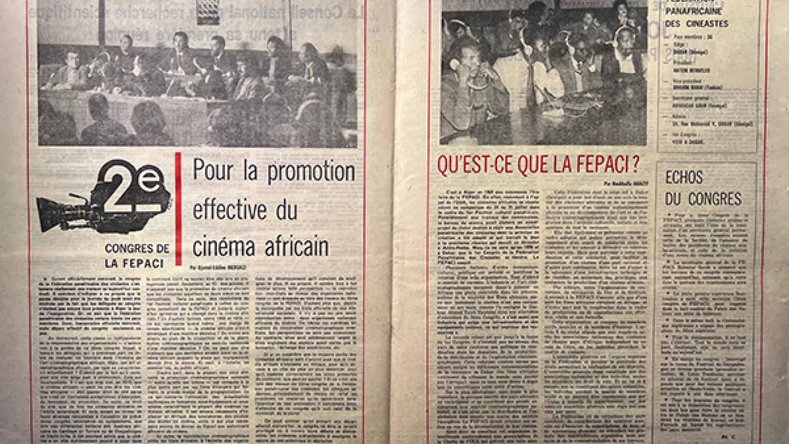 Issue of “El Moudjahid Culturel” at Bibliothèque nationale de France