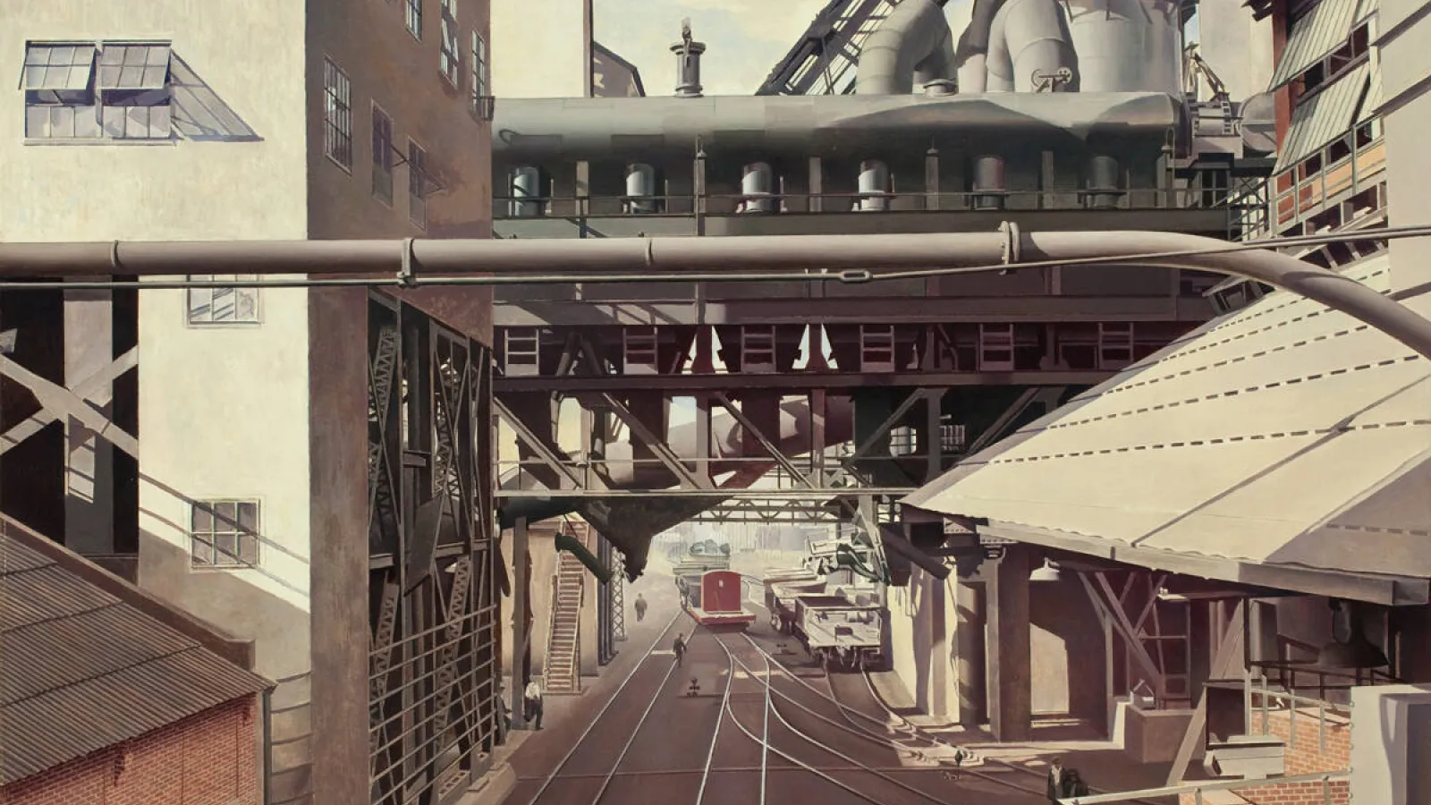 "Charles Sheeler, City Interior, 1936"