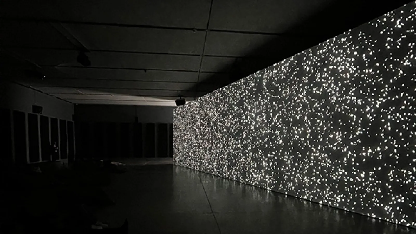  Installation view. Wu Tsang, Of Whales (2024), film and installation at ICA Boston