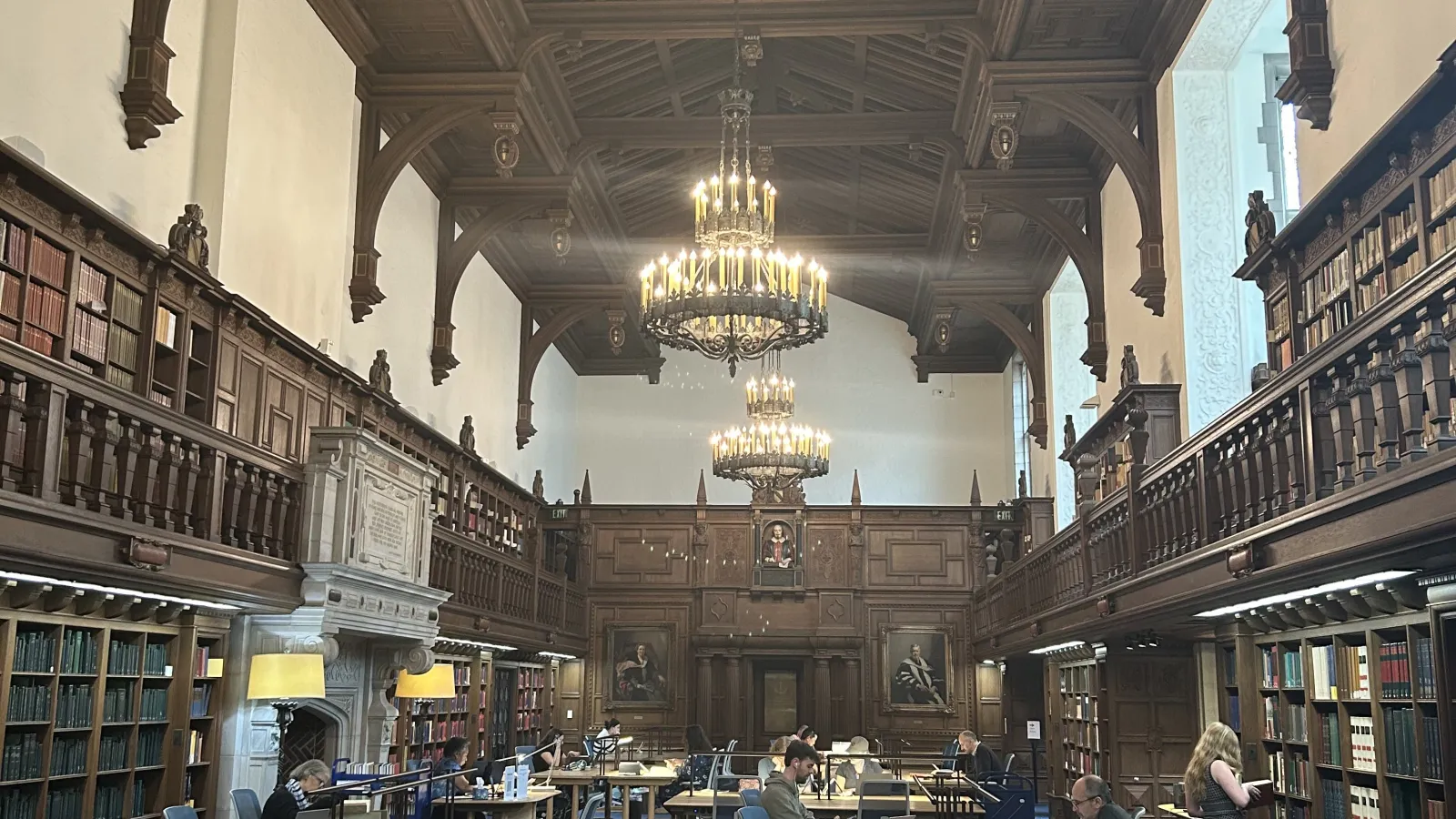 library with study tables