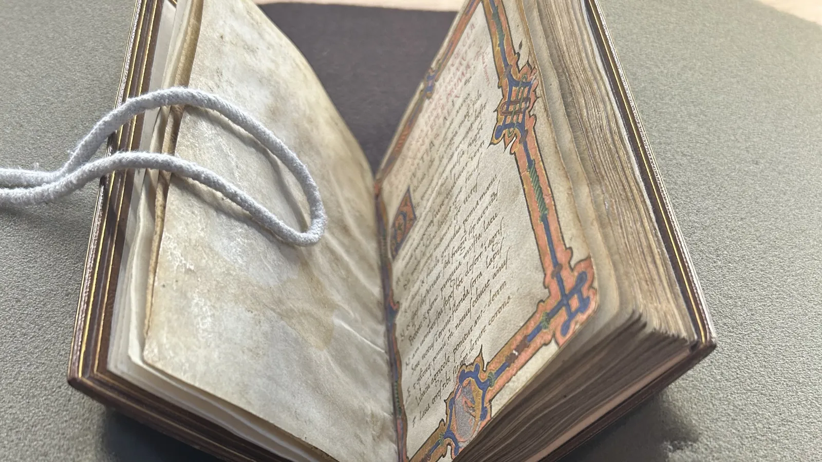 book open on display