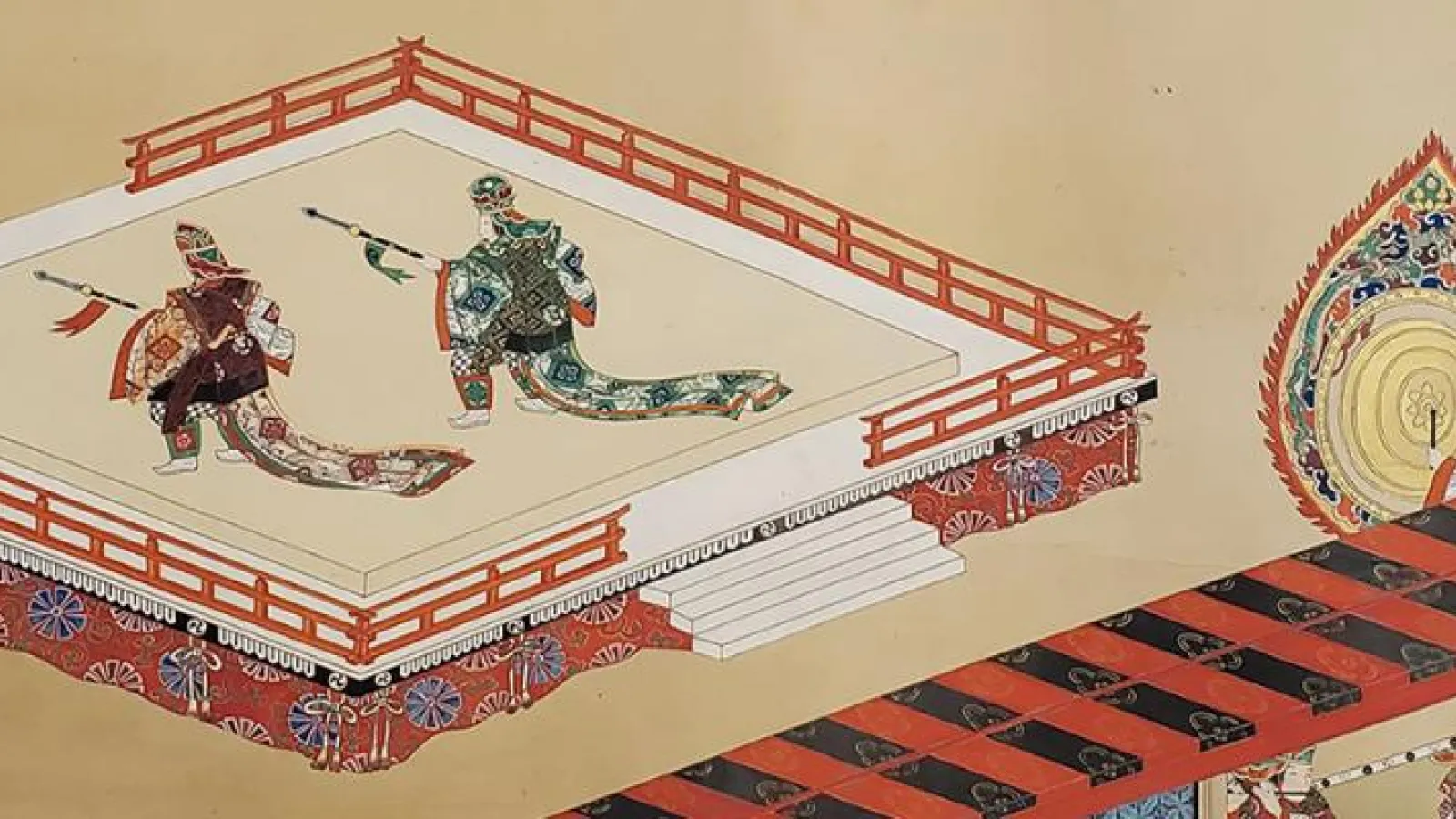 Bugaku Emaki Court Dancing Scroll