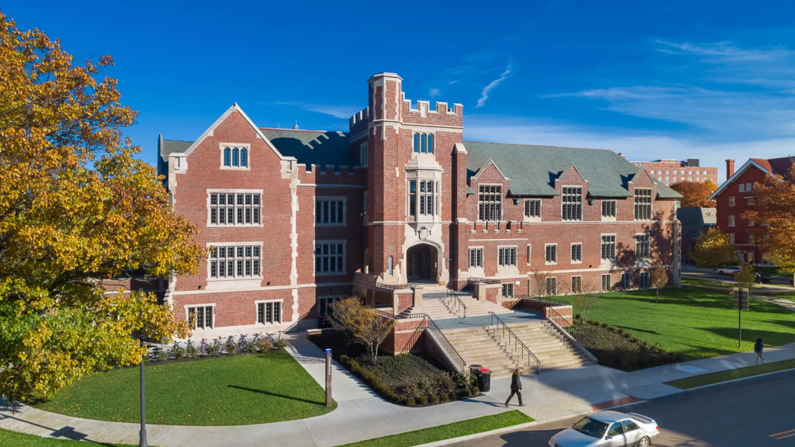 Pomerene hall from the west