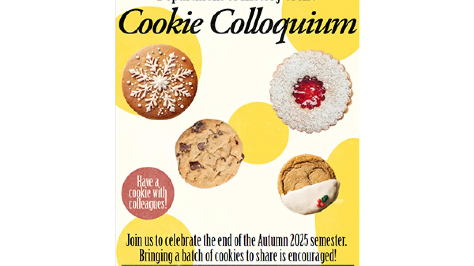 Cookie Colloquium Event Flyer 