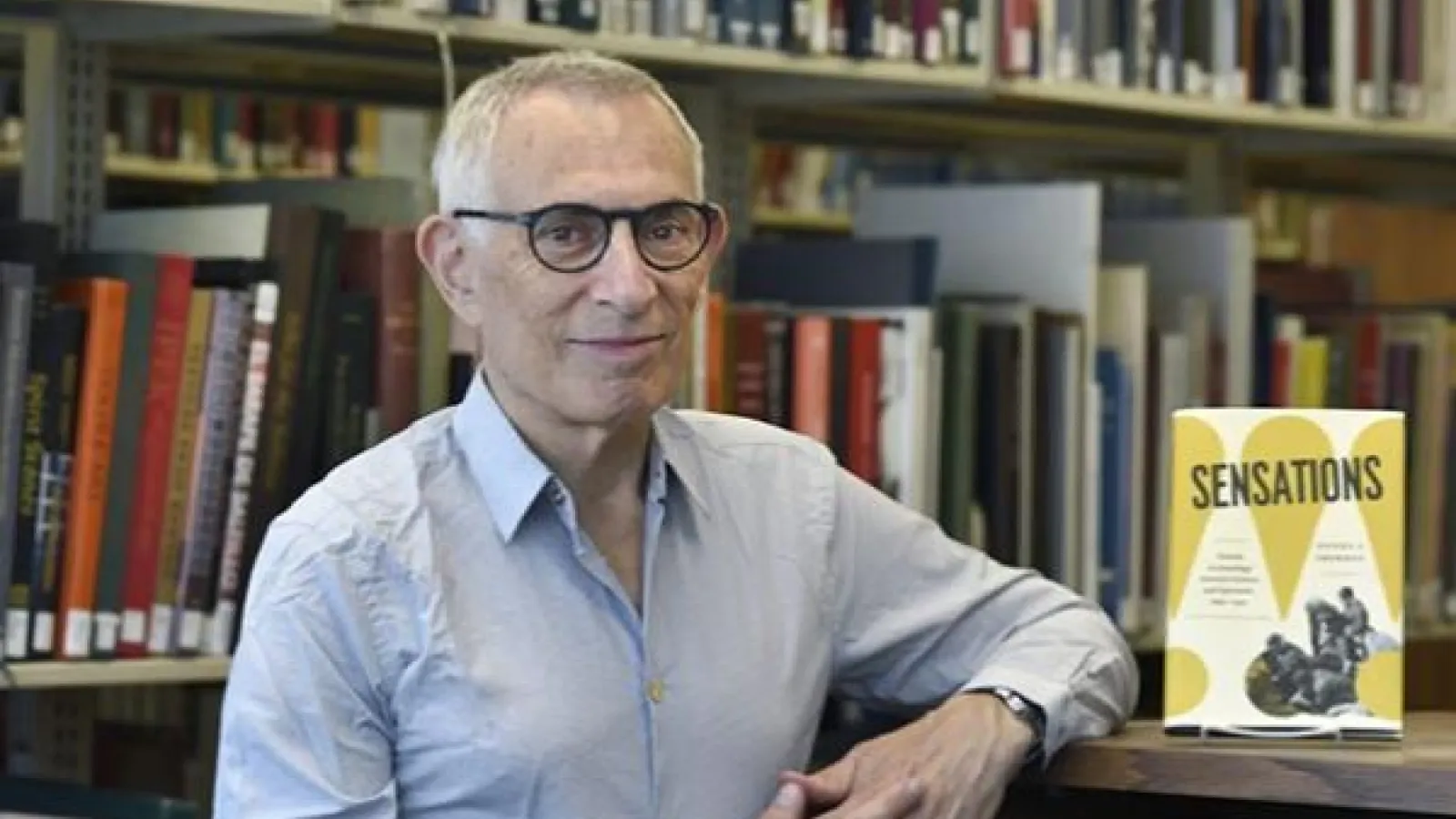 Dan Sherman in library 