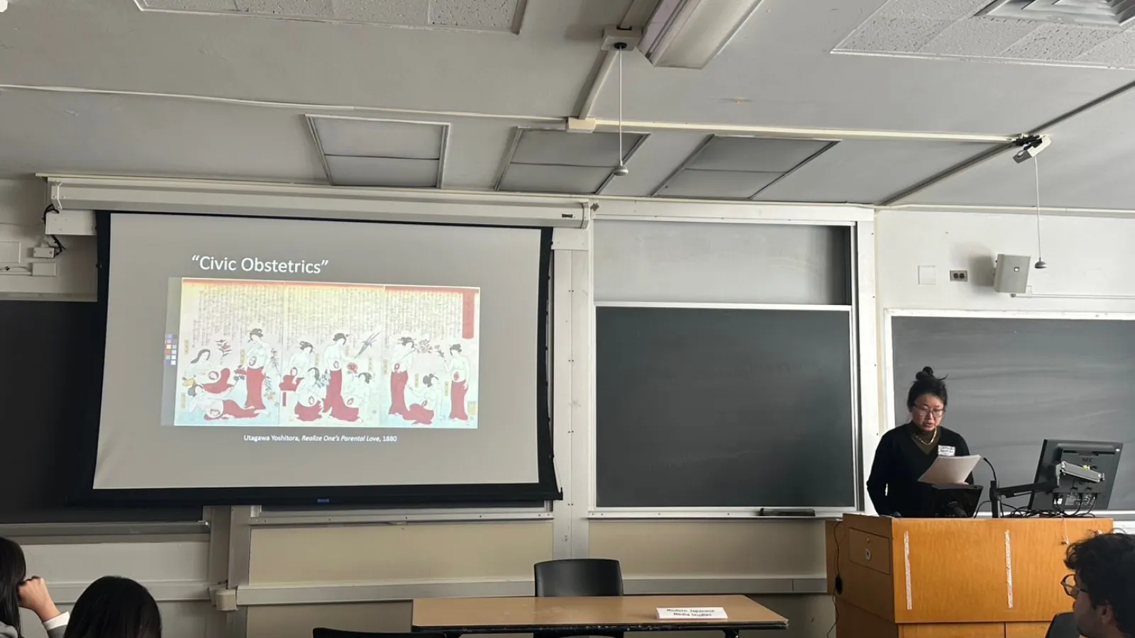 Christy presenting her paper