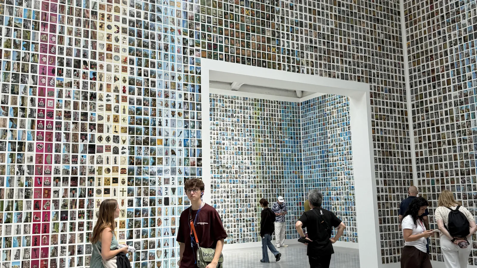 Biennale tent interior