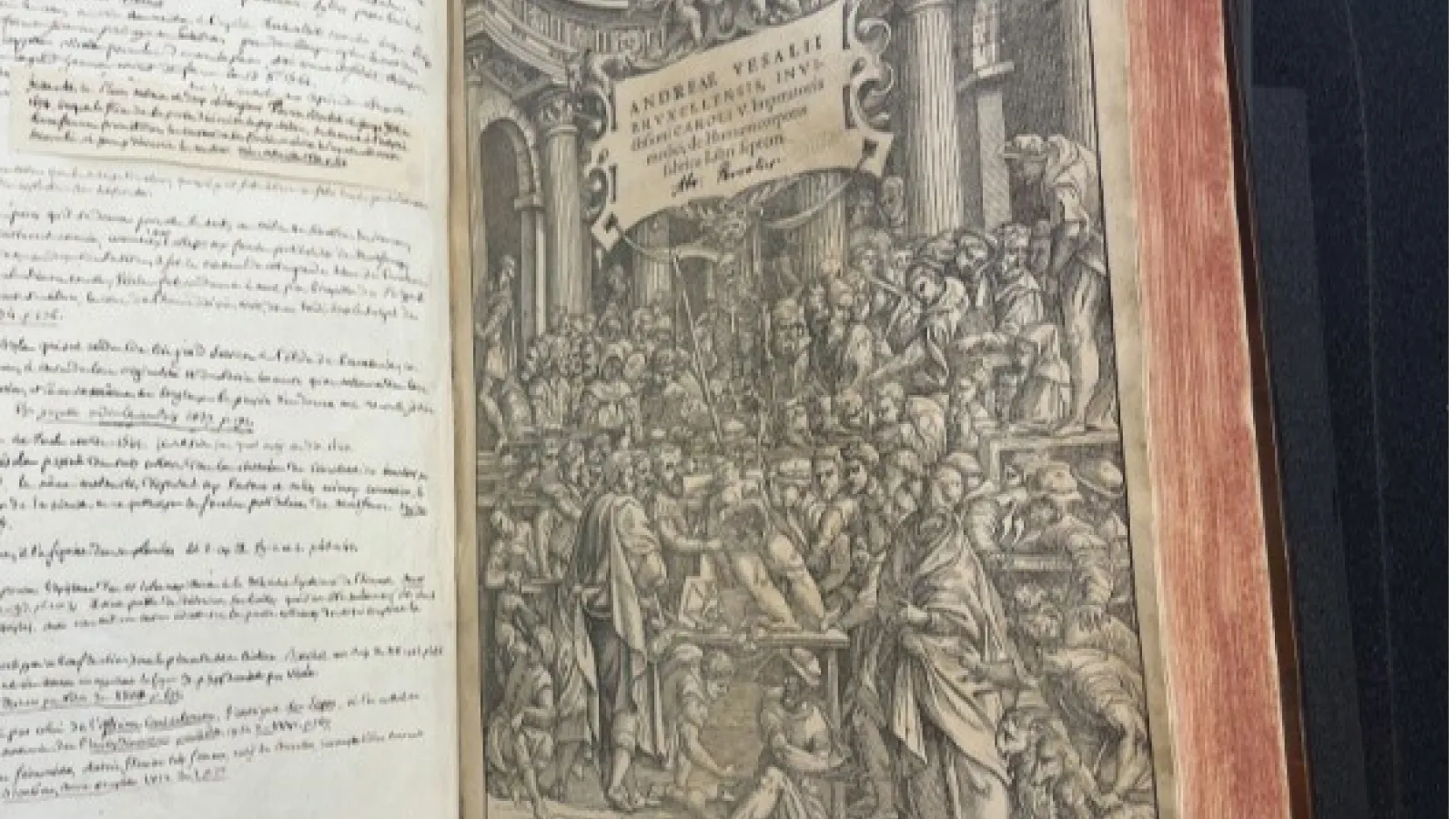manuscript opened