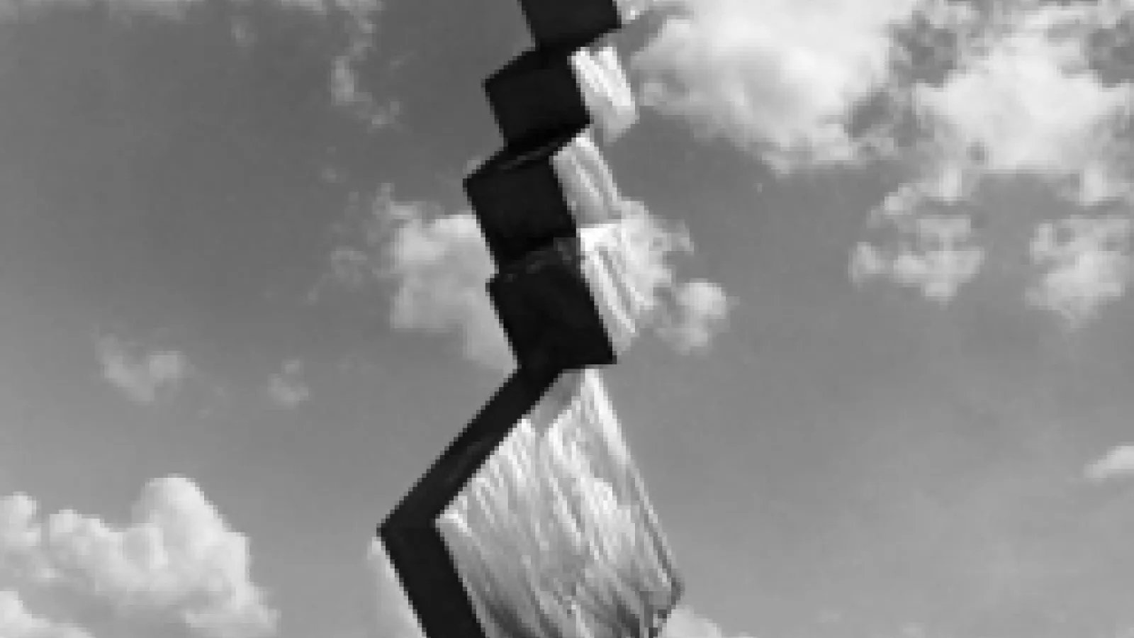 blocks stacked on top of each other in a sculpture form