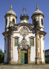 Antônio Francisco Lisboa, Church of Saint Francis of Assisi, begun in 1766. Ouro Preto, Brazil.