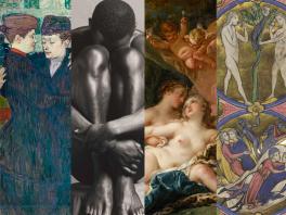 Queer Art Histories image comprised of four works of art