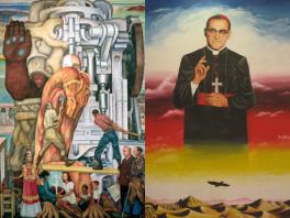 two murals