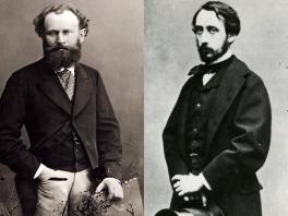 black and white photographs for Manet and Degas 