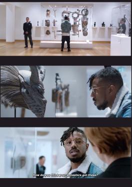 3 scenes from black panther