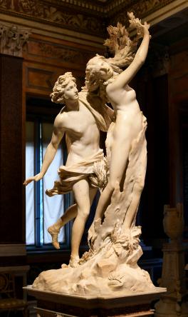 sculpture Gianlorenzo Bernini, Apollo and Daphne, 1622-25