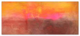 Image Caption: Frank Bowling, Texas Louise, 1971, Acrylic on canvas, 282 x 665 cm / 111 1/8 x 261 3/4 in., Rennie Collection, Vancouver, Pinault Collection