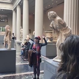 History of art majors visiting the Met, October 2025.