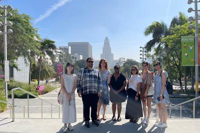 History of art graduate students in Los Angeles in October 2024