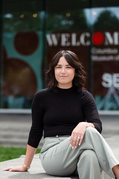 History of Art Department alumna Abby Diaz