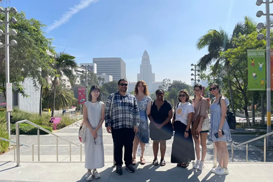 History of art graduate students in Los Angeles in October 2024