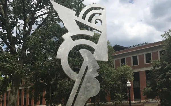 Modern Head sculpture
