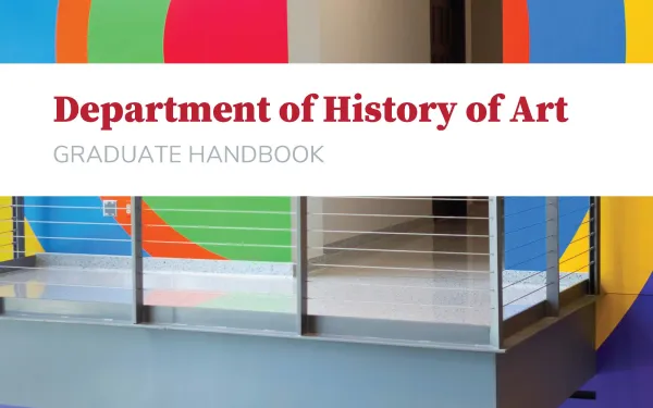 Cover of History of Art Graduate Handbook
