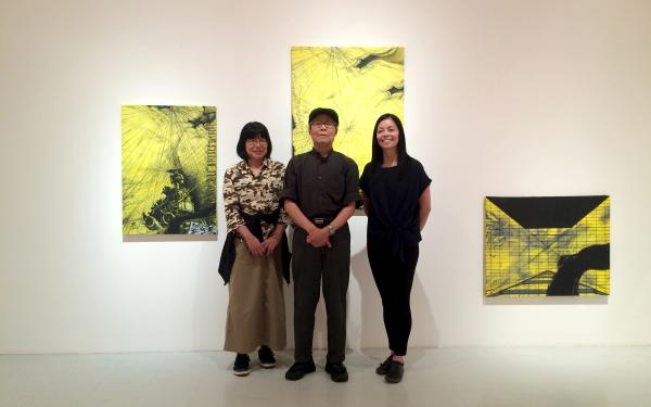 Namiko Kunimoto with artists