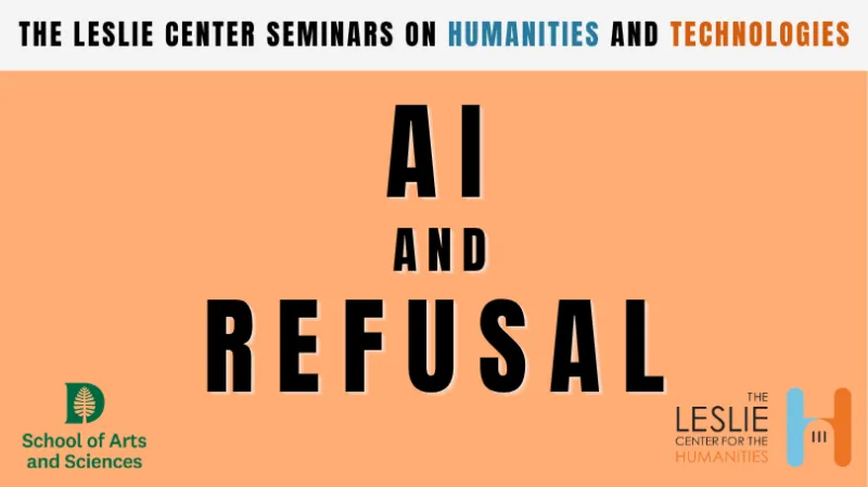 AI and Refusal Seminar Flyer