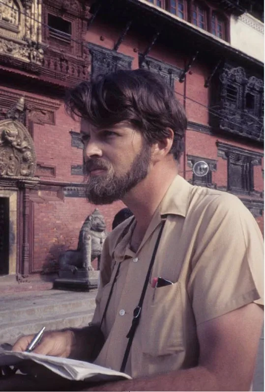 John Huntington photo - young with camera
