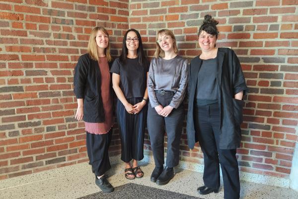 Kris Paulsen, Namiko Kunimoto, Allie Mickle, and Erica Levin (left to right)
