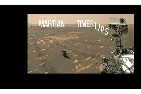 Title image for the article "Mars Timeslips" by Professor Kris Paulsen