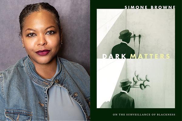 Simone Browne and cover of her book