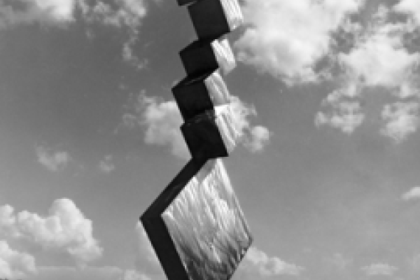 blocks stacked on top of each other in a sculpture form