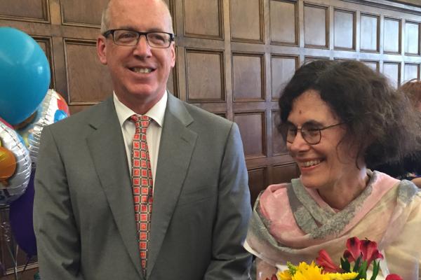 Dean Manderscheid and Julia Andrews