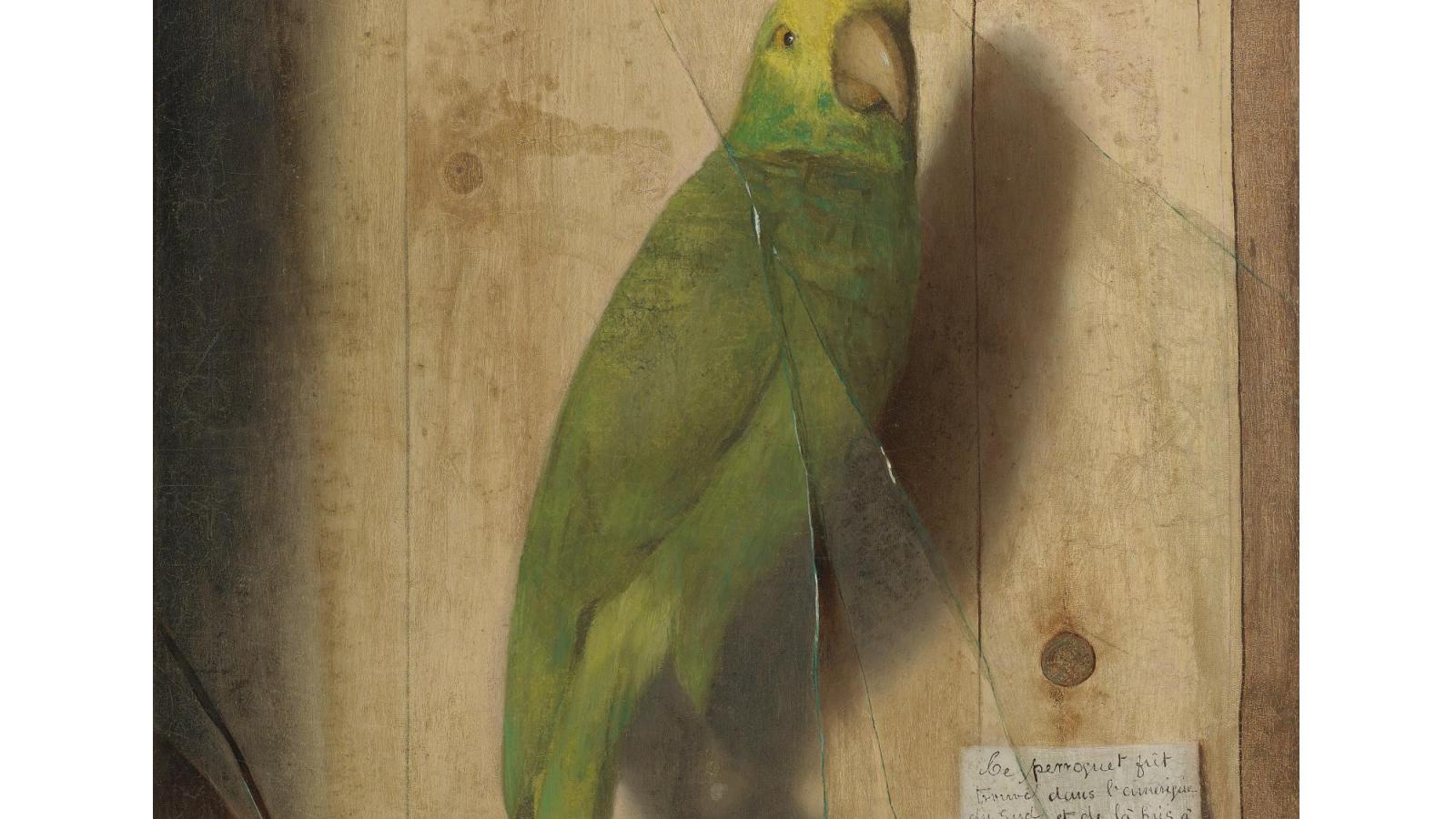 De Scott Evans, Homage to a Parrot, c. 1890, oil on canvas