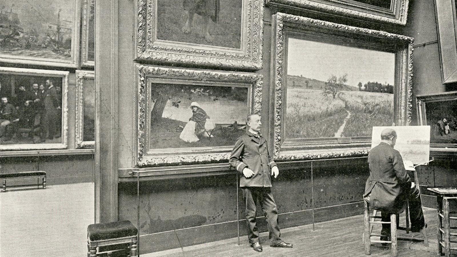 picture of a man painting