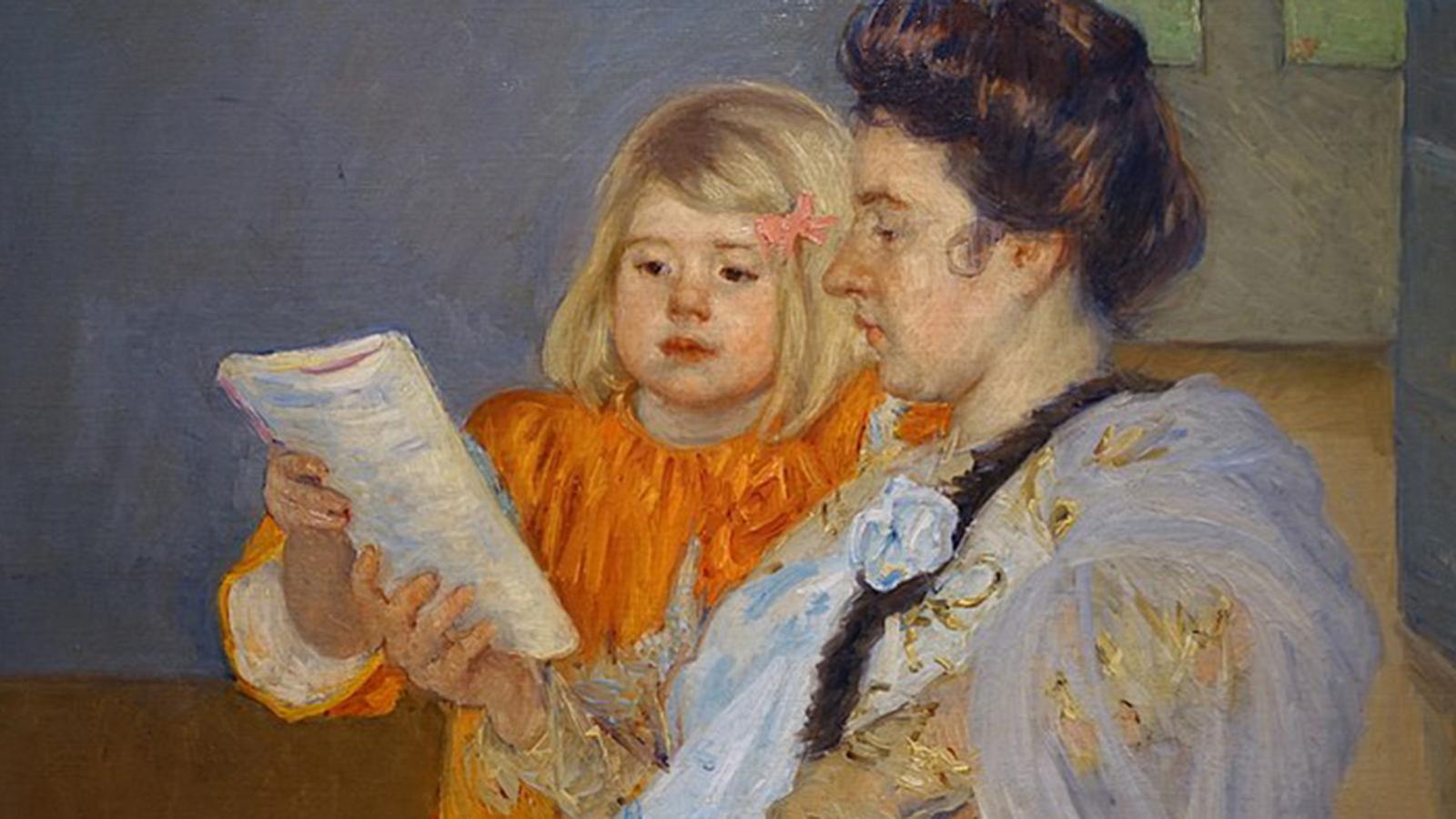 Cassatt, The Reading Lesson (1901)