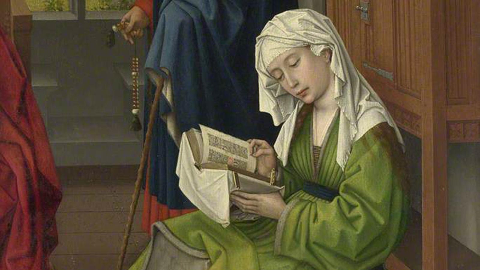 van der Weyden, The Magdalen Reading (1400s)
