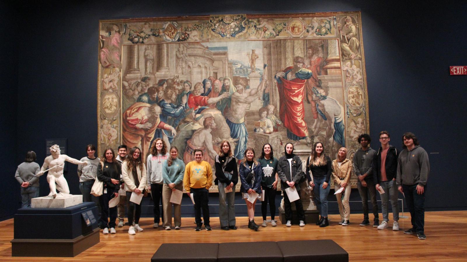 Students at Columbus Museum of Art