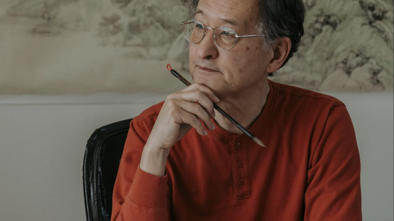 Arnold Chang in his studio.